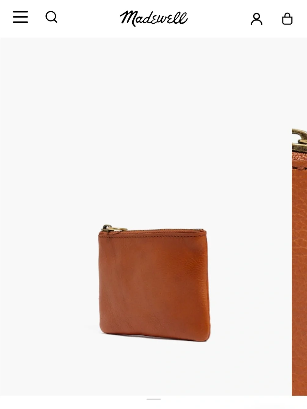 AS IS - Madewell The Leather Pouch Wallet